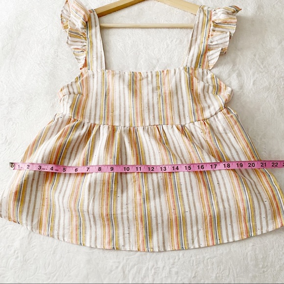 Vintage Style Stripe Babydoll Tank Top - Picture 6 of 10